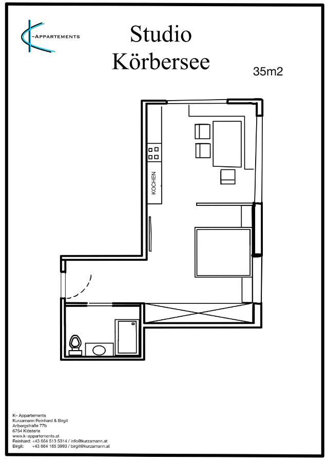 K-Appartements Klosterle エクステリア 写真