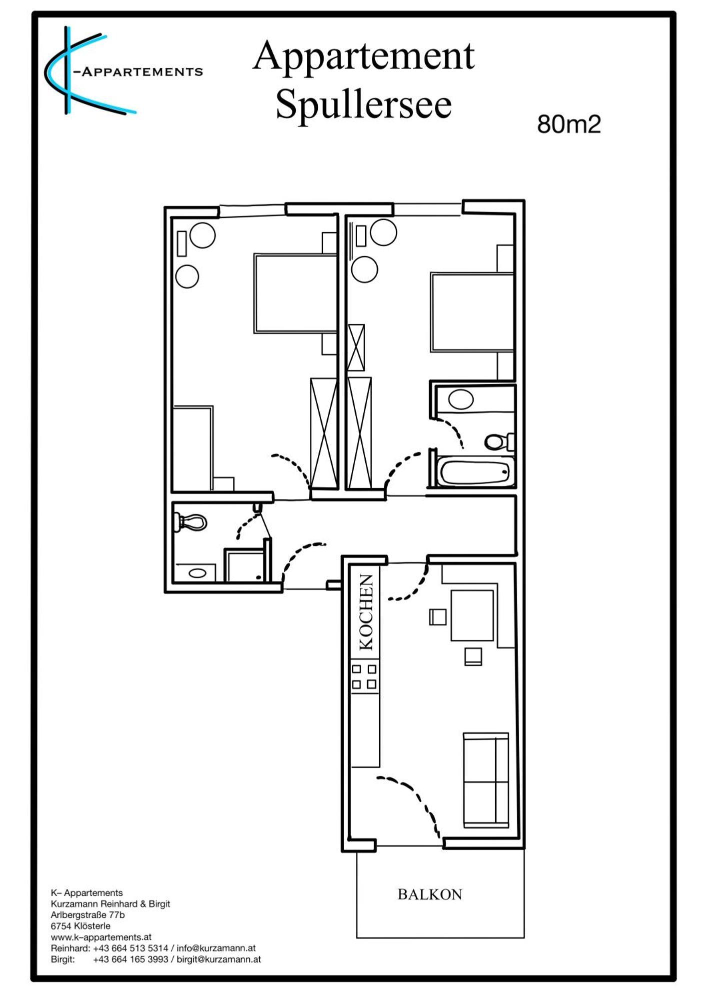 K-Appartements Klosterle エクステリア 写真